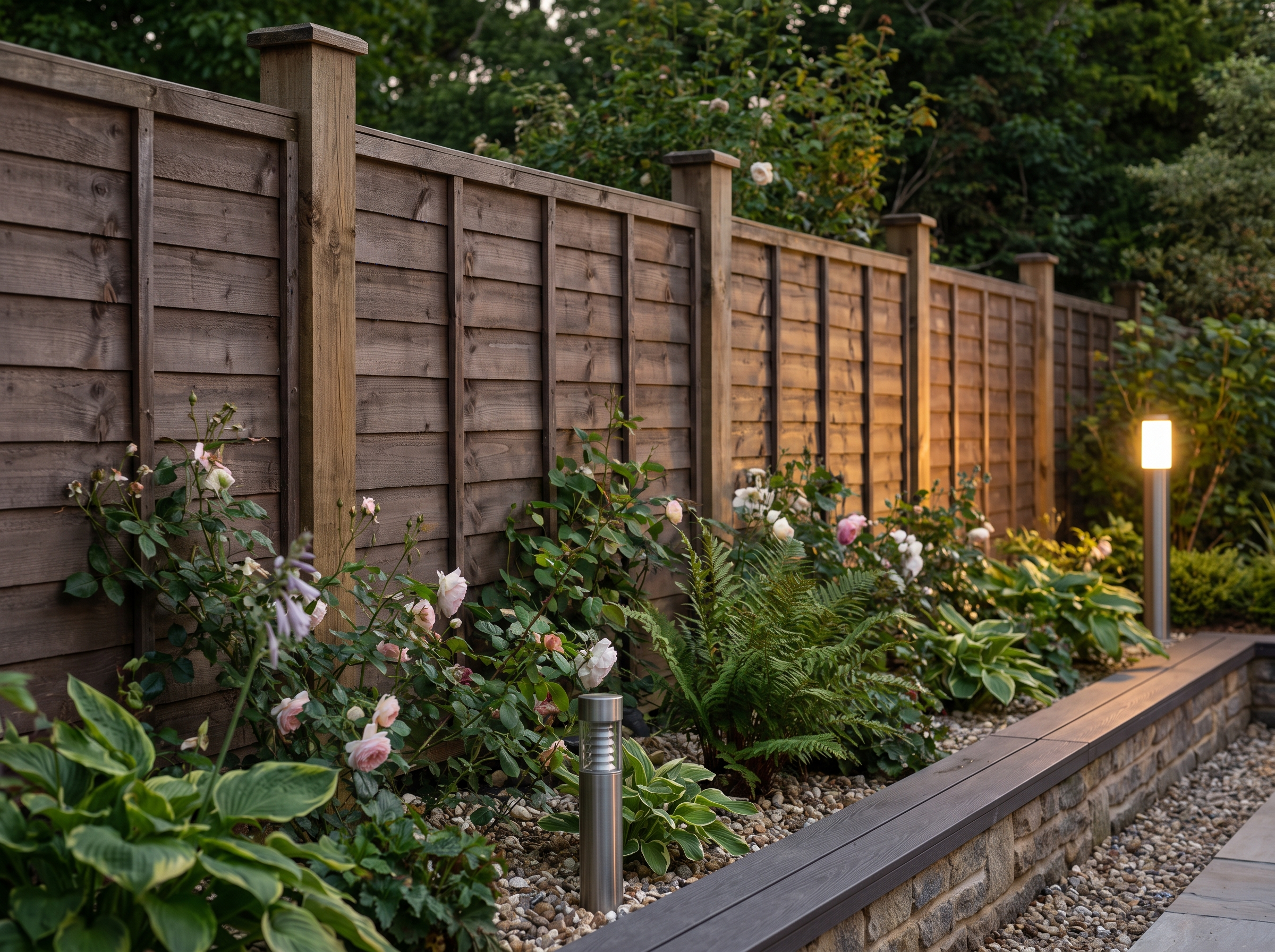 Material detail of the Hitchin, Hertfordshire garden
