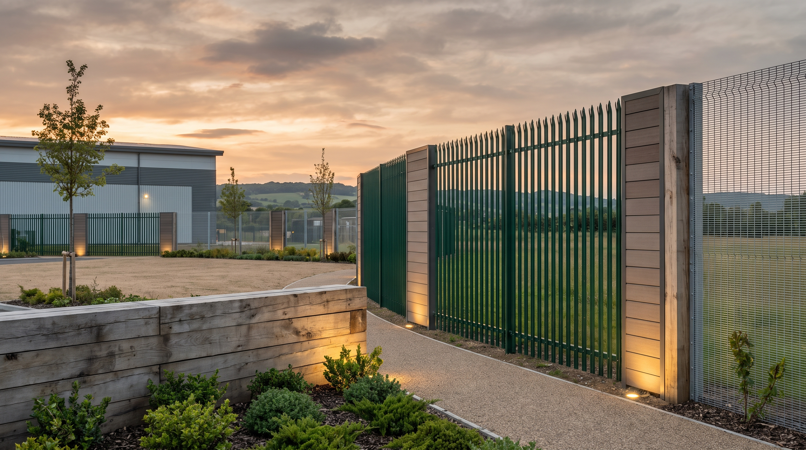 Wide view of the Stevenage, Hertfordshire installation