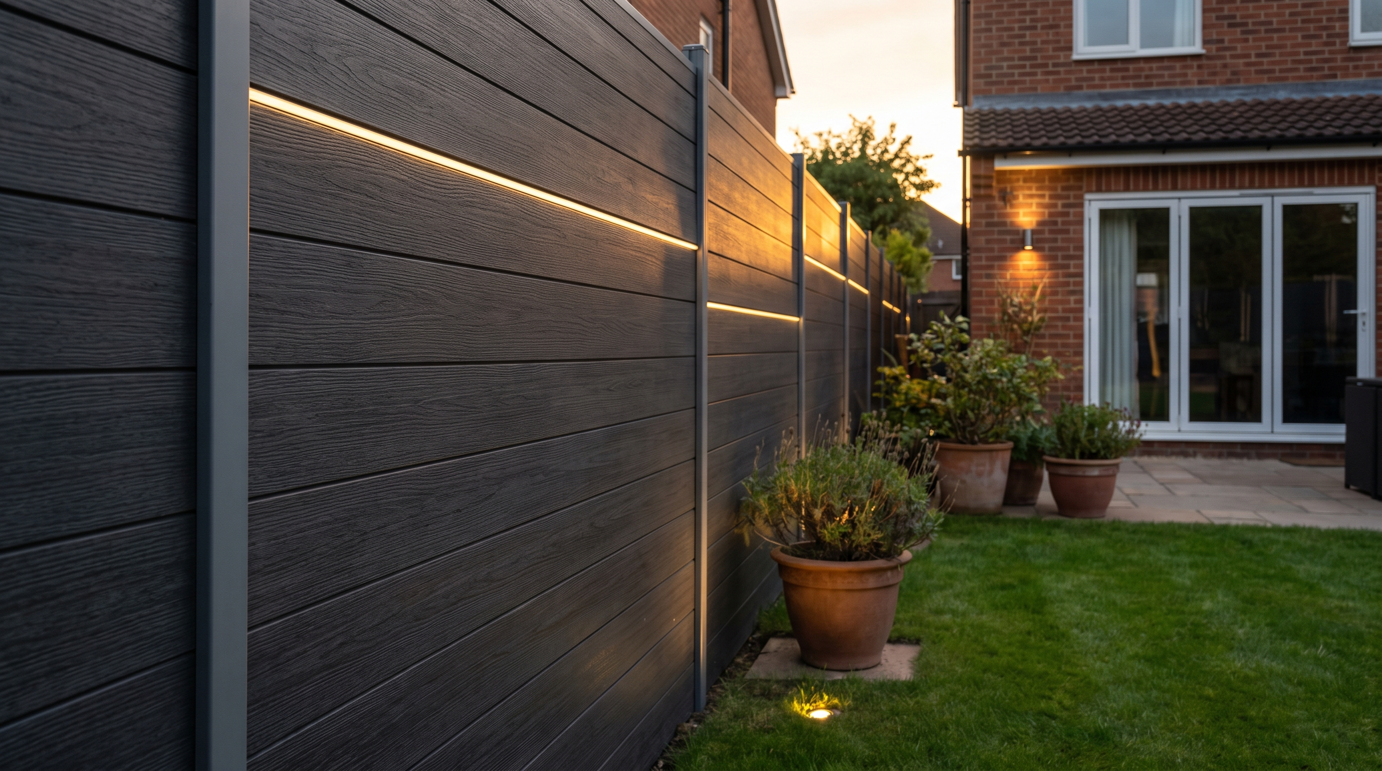 Light on the Watford, Hertfordshire fence