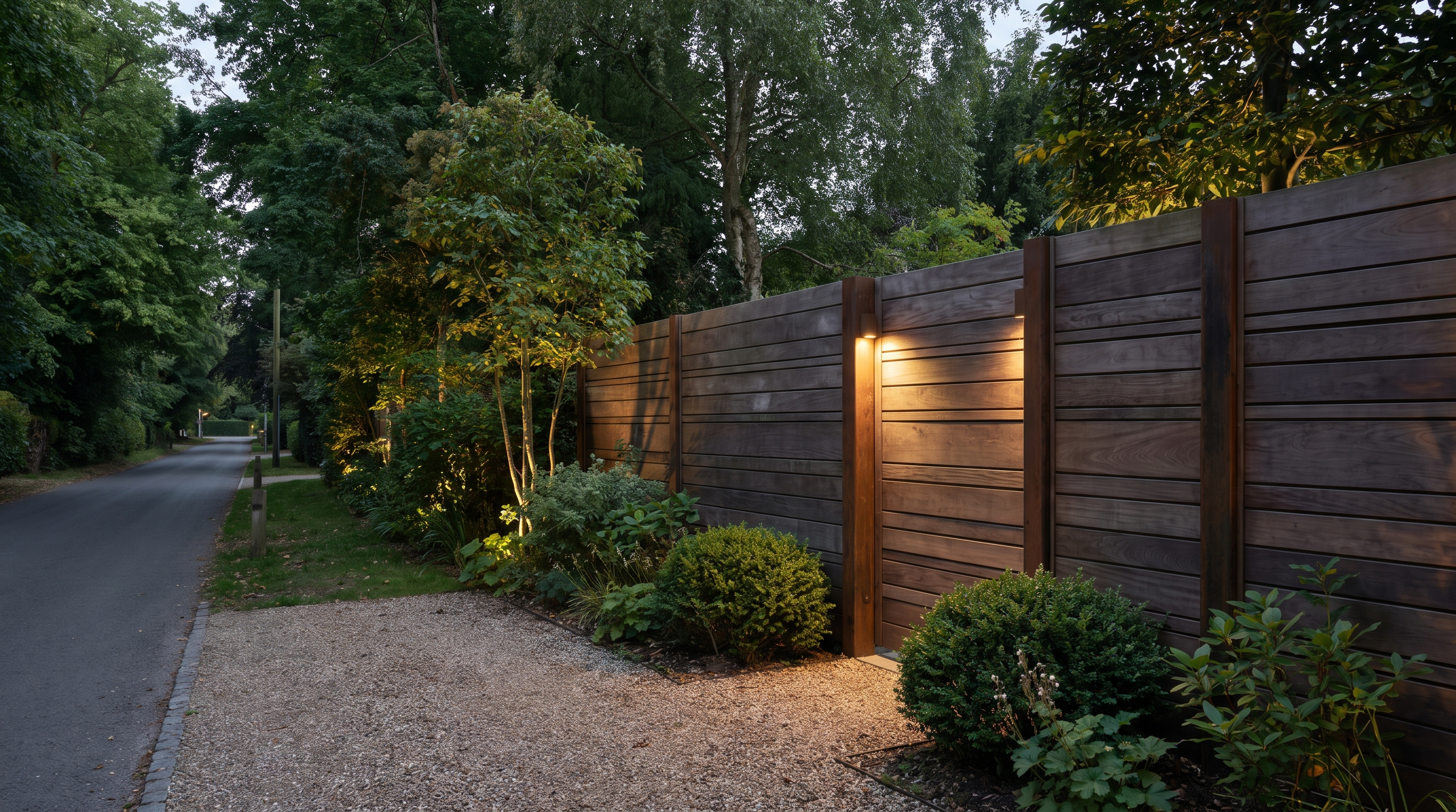 Wide view of the Welwyn Garden City, Hertfordshire installation